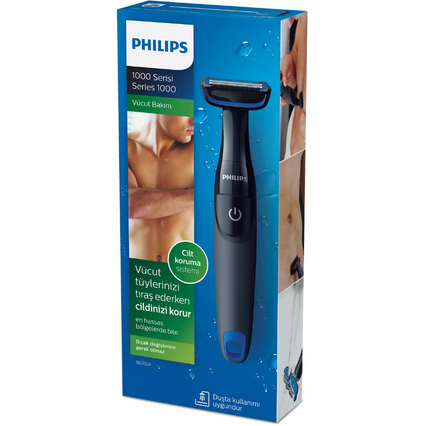 Philips Bodyshaver Vücut Tıraş Makinesi, Siyah