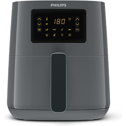 Philips Airfryer L, 1400 W, 0.8 kg, 1.4 L Uzaktan Bağlantılı Yağsız Fritöz, Gri