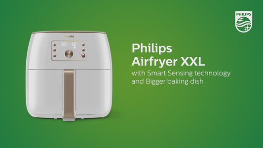 Philips Airfryer XXL Smart Sensing Fritöz, 1.4 kg, 7.3 L Kapasite (Aksesuar Hediyeli), Beyaz