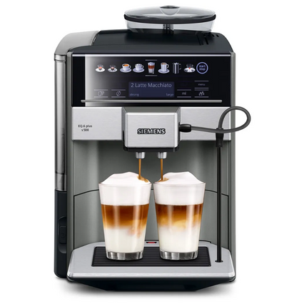 Siemens Elite Plus Tam Otomatik Espresso Makinesi, 1500 W, 1.7 lt, Siyah